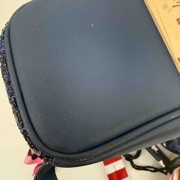 Disney Parks Loungefly Stars Stripes Americana Patriotic Sequin Mini Backpack - Picture 14 of 14